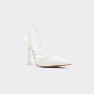 Brand new in box Aldo white sling back heels